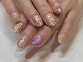 パープルニュアンスデザイン