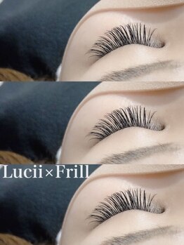 ルーシー 鹿児島中央(Lucii×Frill)の写真/最高級セーブル/フラットラッシュ/3Dエクステ/カラーエクステ…豊富な種類で貴方のなりたい目元を叶えます!