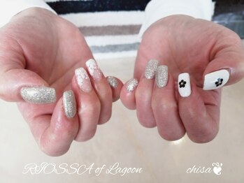 リオッサ オブ ラグーン(RIOSSA of Lagoon)/大人かわいいフラワーネイル