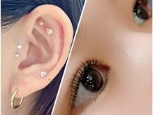 ネイルアンドまつ毛エクステ ルーナ イオンモール東久留米店の雰囲気(大人気!耳ツボジュエリー&ラッシュリフト)