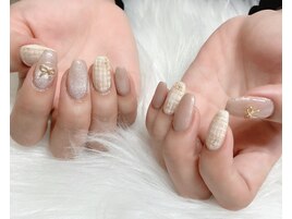 ツイードネイル☆