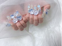 縁/ボンボンドロップシールネイル