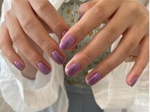 シェリーラメール 渋谷(cherielamer)/パープルオーロラネイル ￥6,700