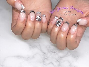 アン ジョーヌドラゴ/【自爪ネイル】ガラスフレンチ