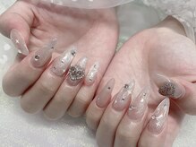 モルフォネイル(Morpho nail)/#キラキラネイル#冬ネイル