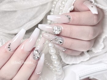 リンドネイル バイ モカ アンド ララ(Lind nail by moca and LaLa)/【mizuki】キレイめデザイン