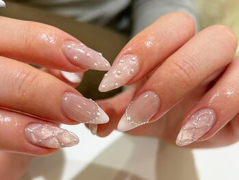 グラマラス プレジール 中野店(glamourous plaisir)の写真/《パラジェル×フィルイン》で持続性◎アートやり放題メニューが大人気！綺麗系から個性派ネイルまで対応☆