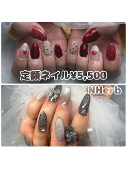 エヌハーブ(NHerb)の写真/シンプルデザイン～イベントに向けたこだわりデザインまで、理想のネイルをご提供♪お仕事帰りにも♪