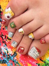 カラーズ 浜松店(colors)/レトロフラワー×グレンチェック