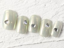 ジェミーネイル エビス(Jemiy nail ebisu)/ミラーハートストーン10030yen