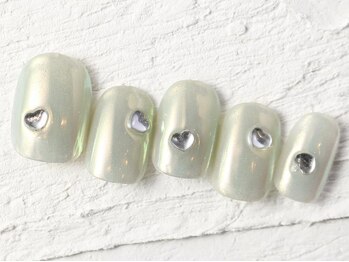 ジェミーネイル エビス(Jemiy nail ebisu)/ミラーハートストーン10030yen