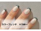 カラーフレンチネイル