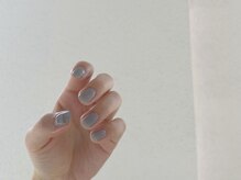 アイネイルズ 天神今泉店(I-nails)/【misato.n】淡めブルー