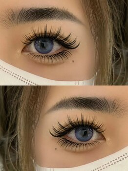アヤアイラッシュサロン(Aya eyelash salon)の写真/持ちの良さやボリューム感のある目元にしたい方へ☆ゴージャス系～ワンホン系まで幅広いデザインをご用意◎