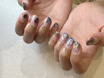 オーク 戸塚(OAK)/アシメ モード系ネイル