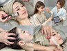 【40日以内】顔脱毛(WAX脱毛)眉毛&ヘアライン込+ヘッドスパ+金箔パック¥11000