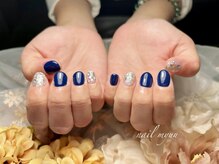 ネイル ミュー(nail myuu)/ワンカラー×ラメ