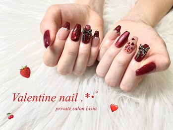 リシア(Lisia)/＊ Valentine nail ＊