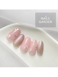 ホロフラワーネイル