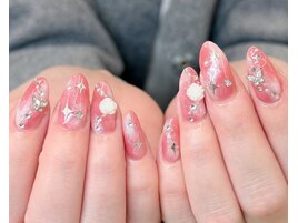 【ちゅるちゅるマーブルネイル】