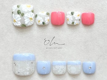 4月フットネイル定額【Spring】