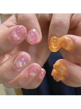 ニイノ(nyno)の写真/周りとかぶらない自分だけの上質ネイルはnynoにお任せ☆センスが光るデザインでワンランク上の指先へ♪
