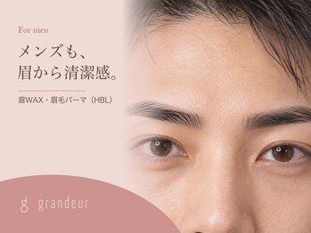 グランドール アンジョウ 安城(grandeur.anjo)の写真/【安城/メンズ大歓迎】眉毛のお手入れ＆ワックスで第一印象UP☆初めての施術もお任せ![安城/三河/学割U24]