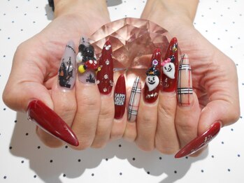 ネイルサロン グレイス(Grace)/【スカルプ】ハロウィン