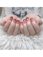 はあとねいる 岐阜則武店/ボルドーカラーでグラデーション