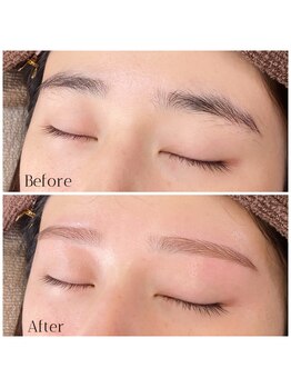 エムアンド(m&)/眉ワックス+眉カラー