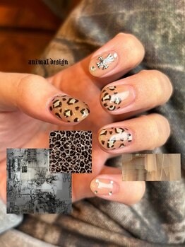 ウズ(UZU)/ヒョウ柄ネイル