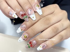 フレンチにお花