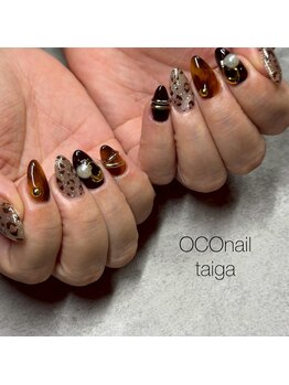 オコネイル ネイルサロンアンドスクール(OCO nail)/レオパードネイル