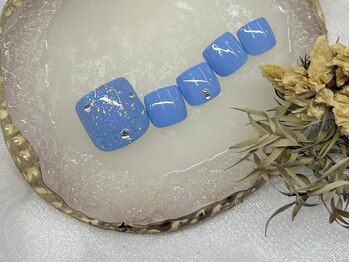 キャンアイドレッシー 町田/フットネイル キラキラ ストーン