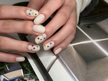 アース コアフュールボーテ 長野稲田店(EARTH coiffure beaute)/ストーンネイル ¥8900