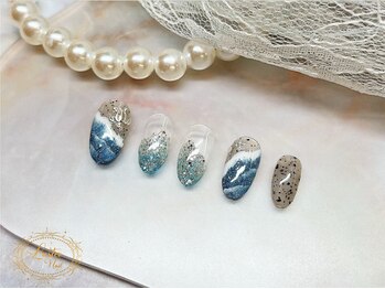 ラスターネイル(Luster nail)/浜辺ネイル