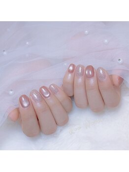 ランネイルズ 新大久保(Ran Nails)の写真/シンプルだけど可愛さ抜群の指先を実現！OPEN記念限定価格でお得♪