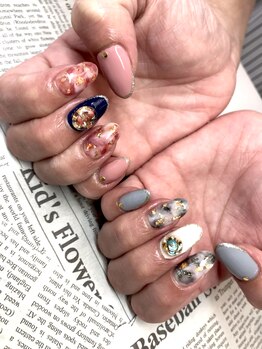 ネイルギャラリーアヴァン(NAIL GALLERY Avant)/アシメネイル