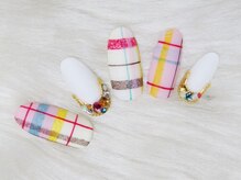 アンジェヴォーグ 名古屋本店(Angevogue)/マカロン　モヘアチェック