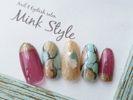 お洒落大理石ネイル