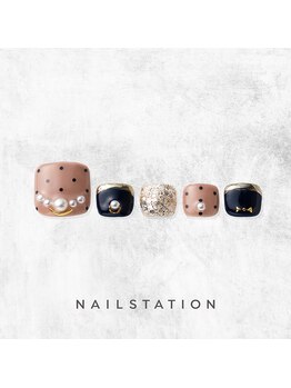 ネイルステーション リンクスウメダ店(NAIL STATION)/フレンチネイル／パラジェル