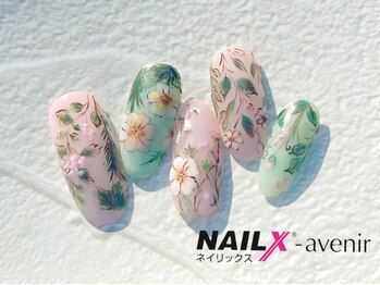 ネイリックス アヴェニール(NAILX avenir)の写真/【春にぴったりな心が弾むデザインをご用意◎】新生活、新しいスタートを切る貴方の日々を彩るネイルに♪