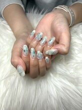 モナールアンド(MONNAL&)/韓国系♪青チークネイル