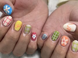 カラフルネイル
