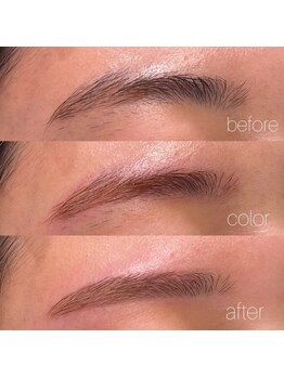 ヴァイス(VAICE)/間引き込/ふんわり眉/眉カラー