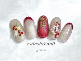 お正月ネイル