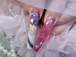 痛ネイル 手書き マグネット