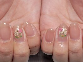 押し花ネイル