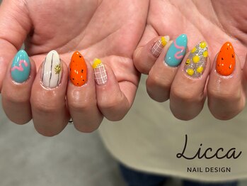 リッカ 鍋島店(Licca)/持ち込みデザインネイル