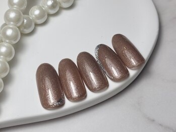 スパイス ネイルズ アンド スパ 玉川高島屋SC店(SPICE NAILS&SPA)/simpleアート¥8800